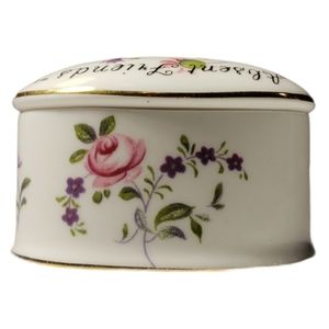 VTG. Crown Staffordshire Trinket Box